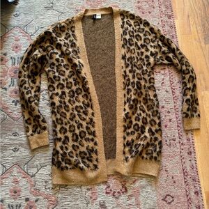 Leopard print sweater